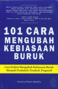 Image of 101 Cara Mengubah Kebiasaan Buruk