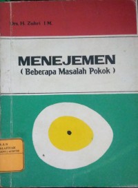 Image of Menejemen (Beberapa Masalah Pokok)