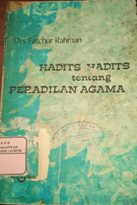 Image of Hadits Hadits tentang Peradilan Agama