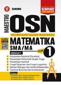 Image of Maestro OSN Matematika SMA Volume 1