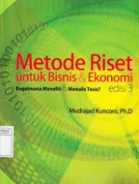 Image of Metode Riset untuk Bisnis & Ekonomi