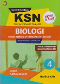 Image of Super Modul KSN  Biologi Ringkasan Materi Olimpiade Biologi 4
