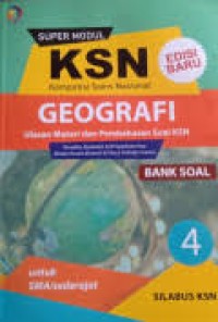 Image of Super Modul KSN Geografi Bank Soal 4