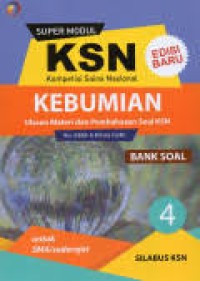Image of Super Modul KSN Kebumian Bank Soal 4
