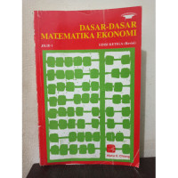 Image of Dasar-Dasar Matematika Ekonomi Jilid 1
