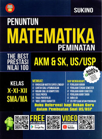 Image of Penuntun Matematika Peminatan AKM&SK, US/USP Kelas X-XI-XII SMA/MA