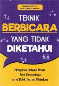 Image of Teknik Berbicara Yang Tidak Diketahui
